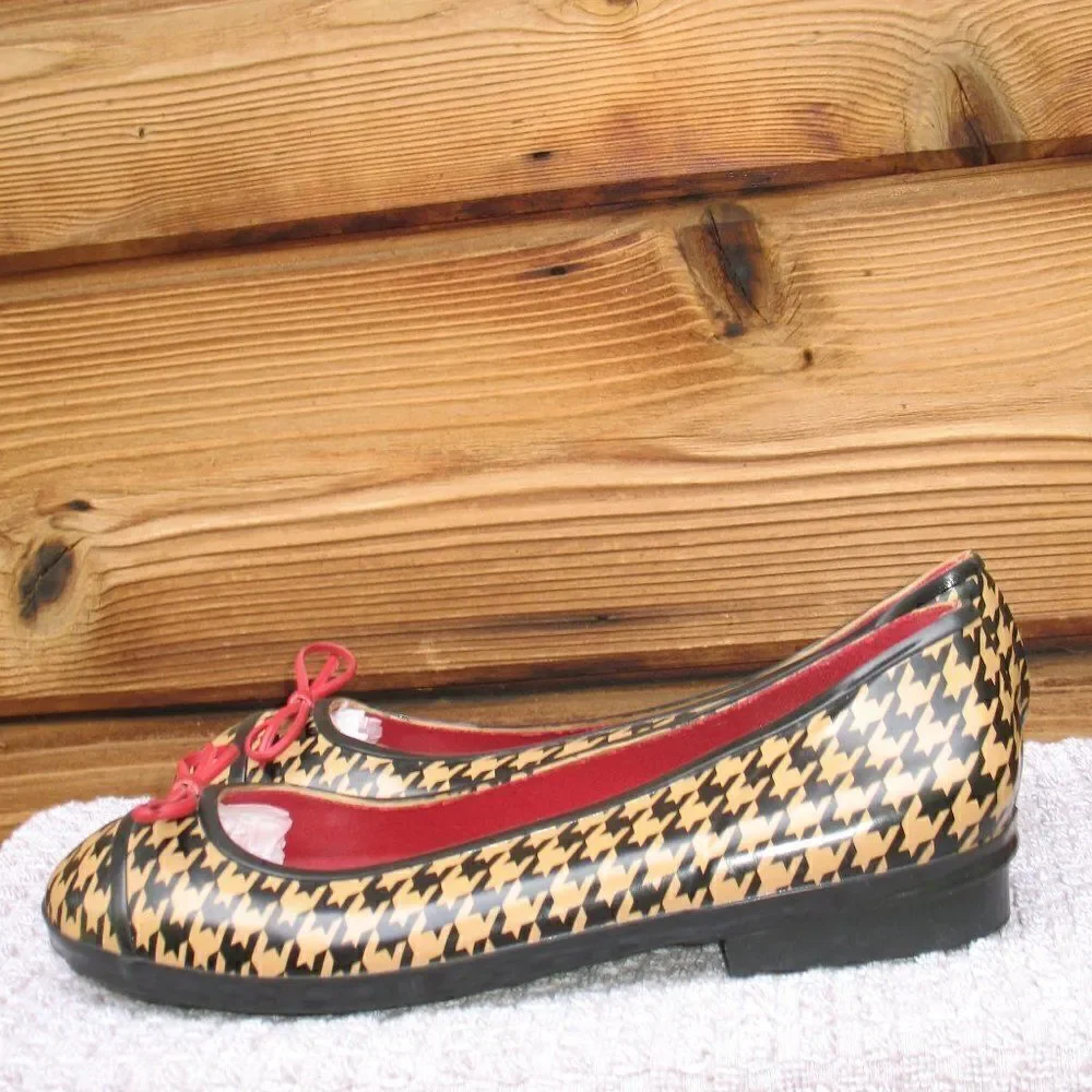 Kate Spade Rubber Rain Flats